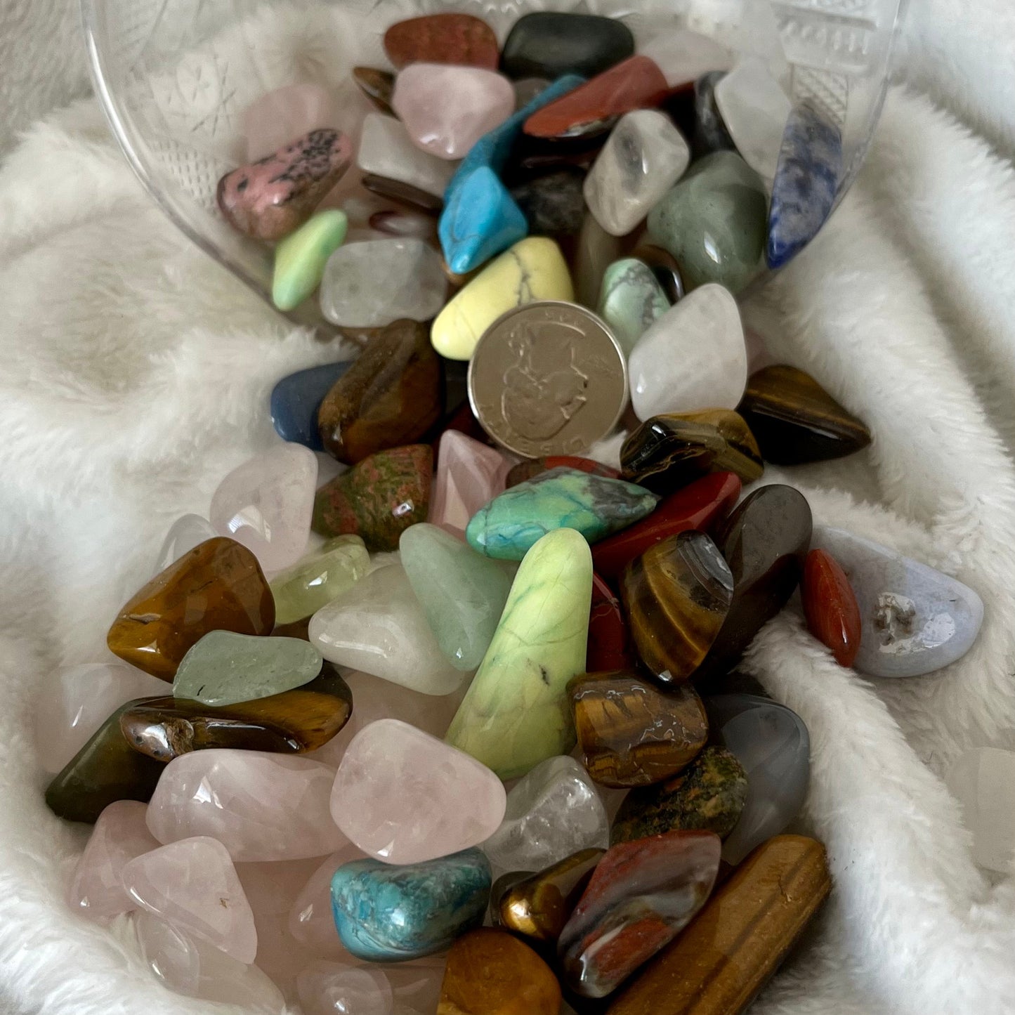 Mixed Tumbled Stone #2, 1 Pound Bag WT-0106