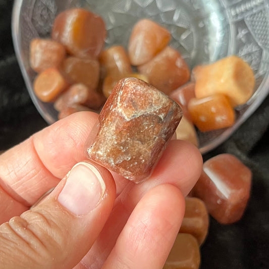 Red Aventurine Tumbled Stones, 1 Pound Bag. WT-0117-B