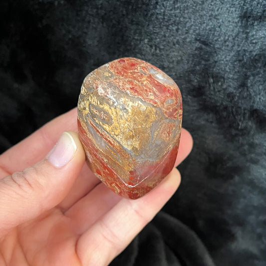 Red Jasper Large Cube Tumbled Stone, 1 Pound Bag WT-0118-A