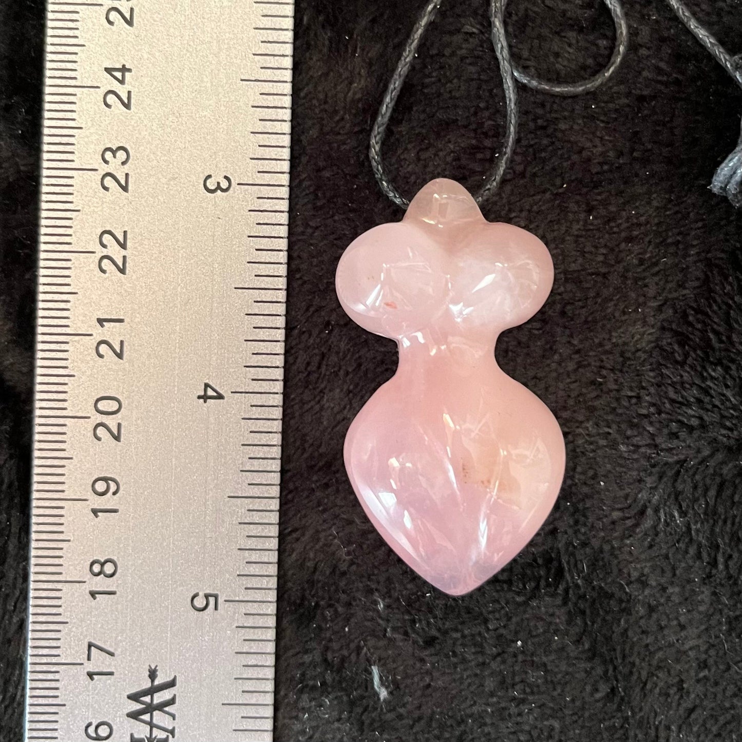 Rose Quartz Goddess Necklace WN-0217