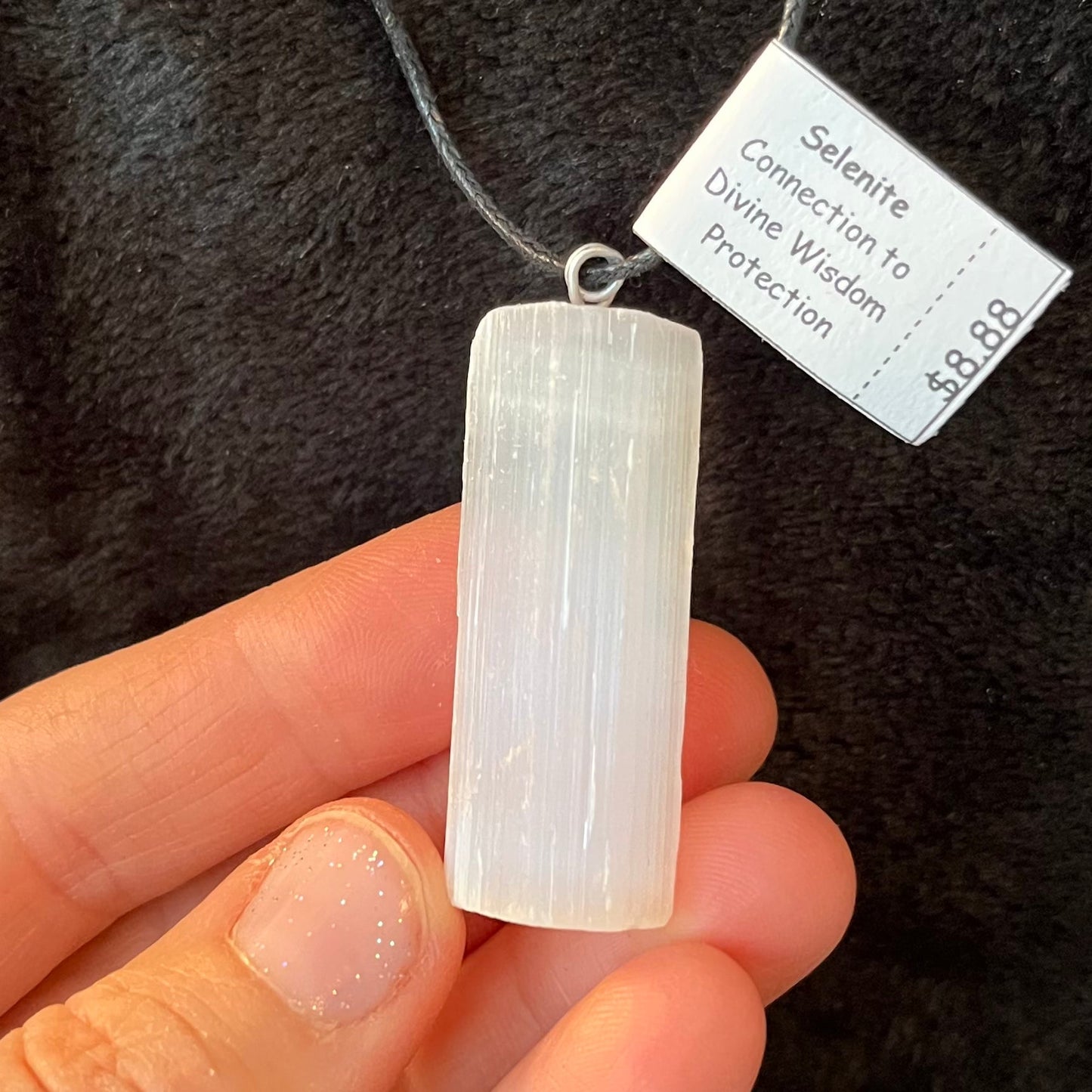 Selenite Necklace WN-0141