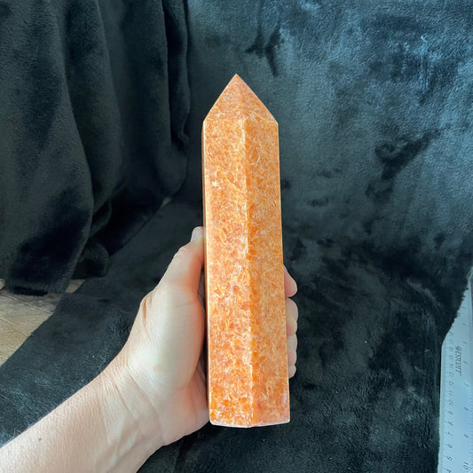 Sunstone Obelisk  Large, (Approx .2 bs each) WO-0047