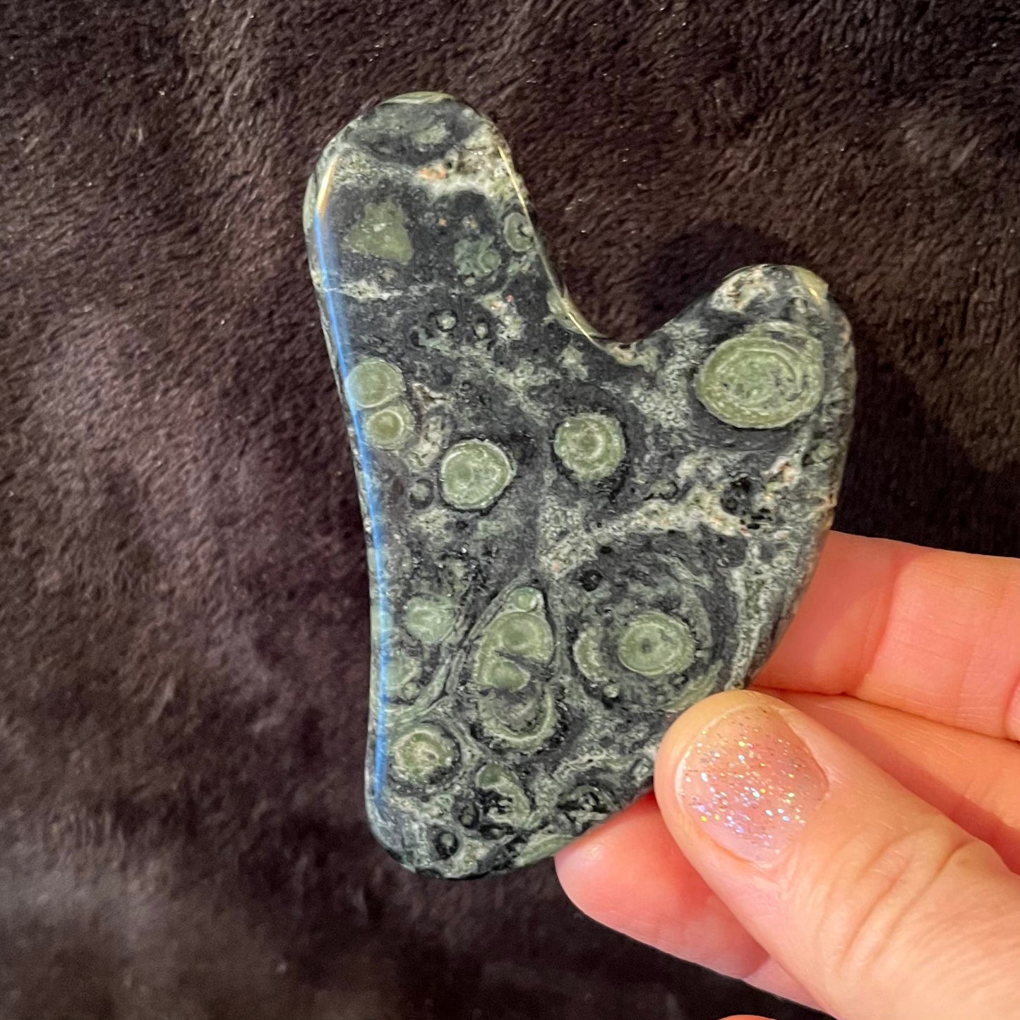 Kambaba Jasper Self Care Gua Sha Stone 1039