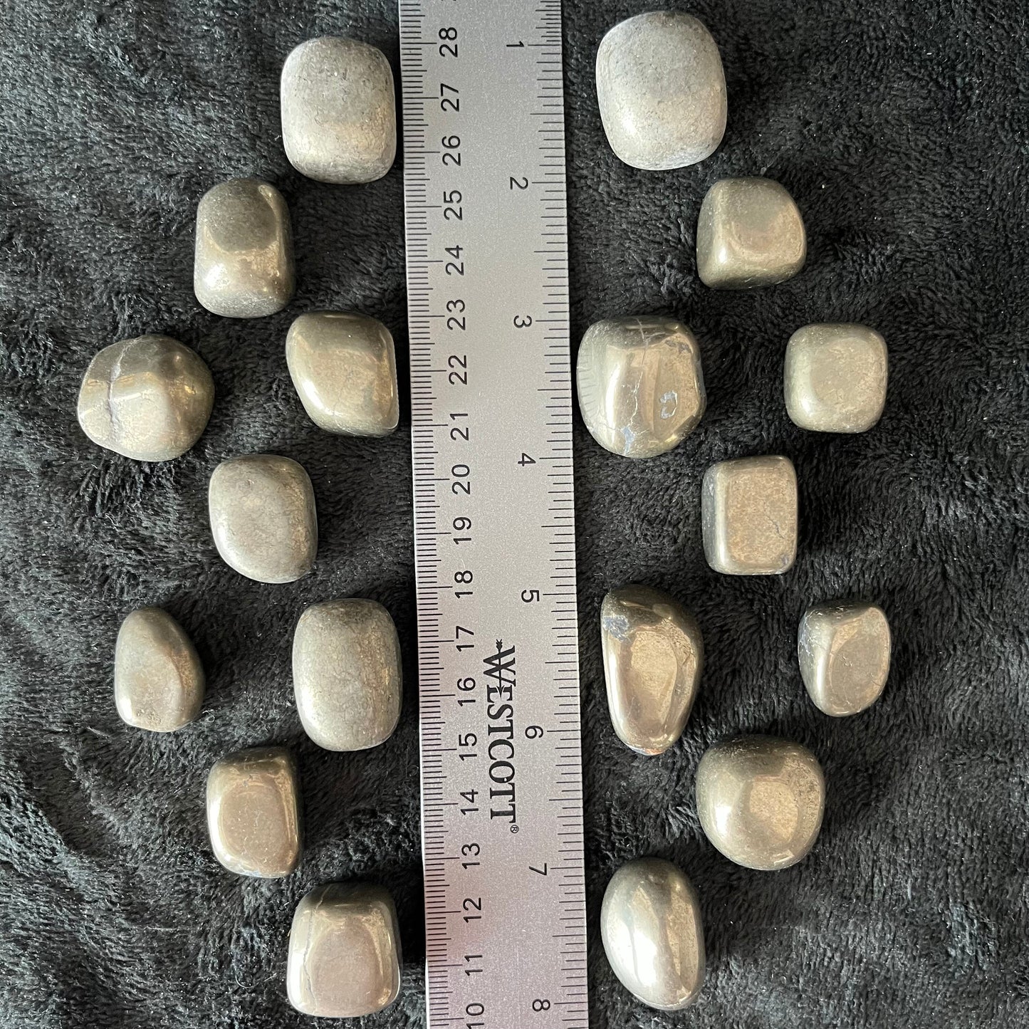 Pyrite Tumbled Stone (Approx. 3/4” - 1”) BIN-1500