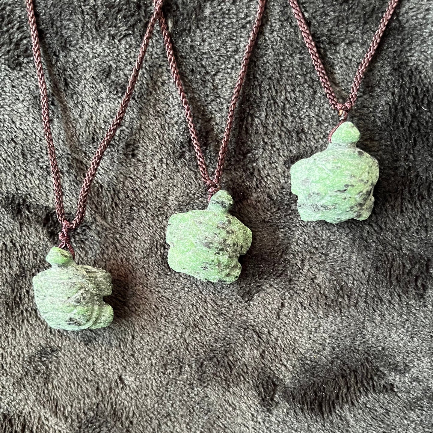 Zoisite Turtle Necklace NCK-2836