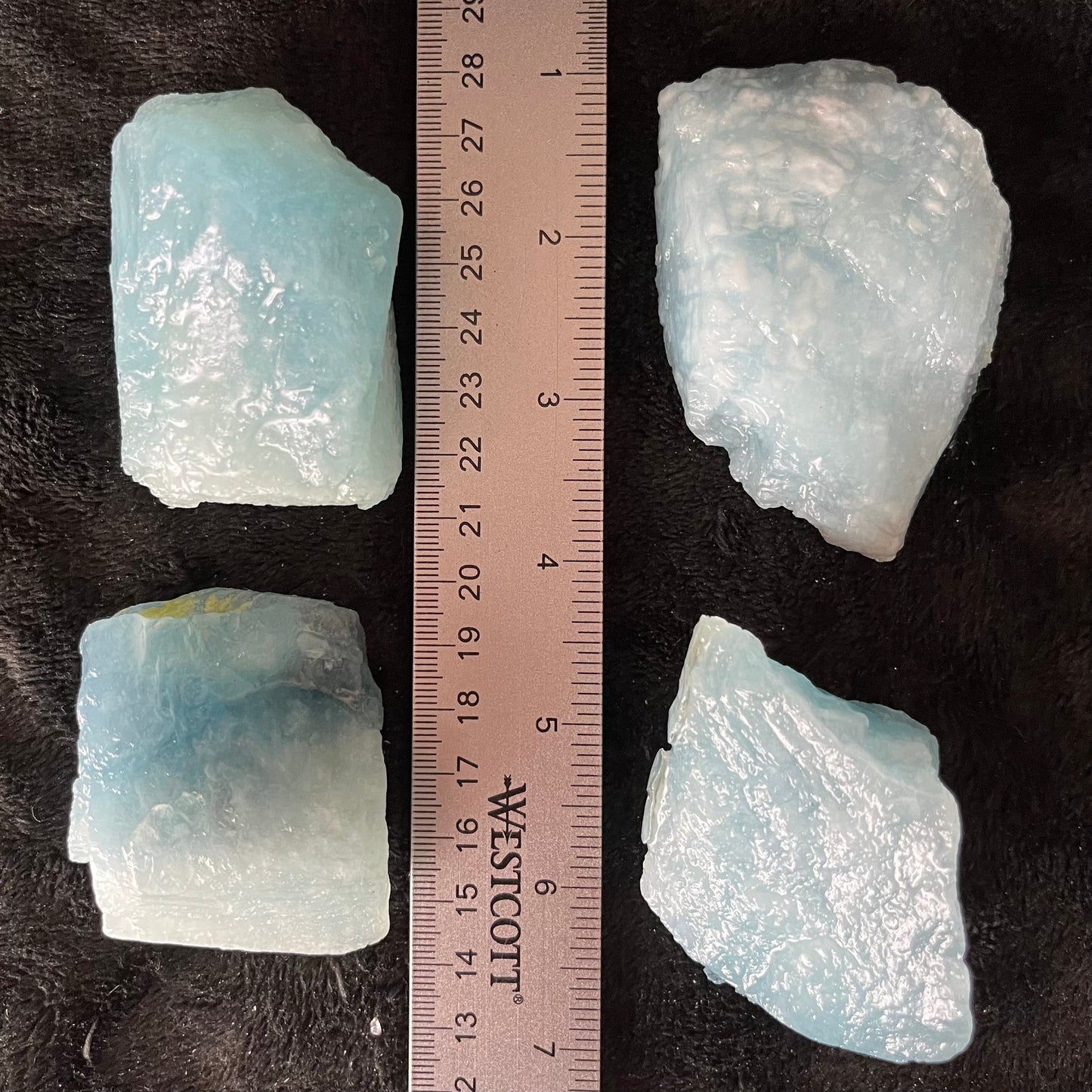 Aquamarine Raw Stone (Approx. 2 1/2” - 3”) 1238