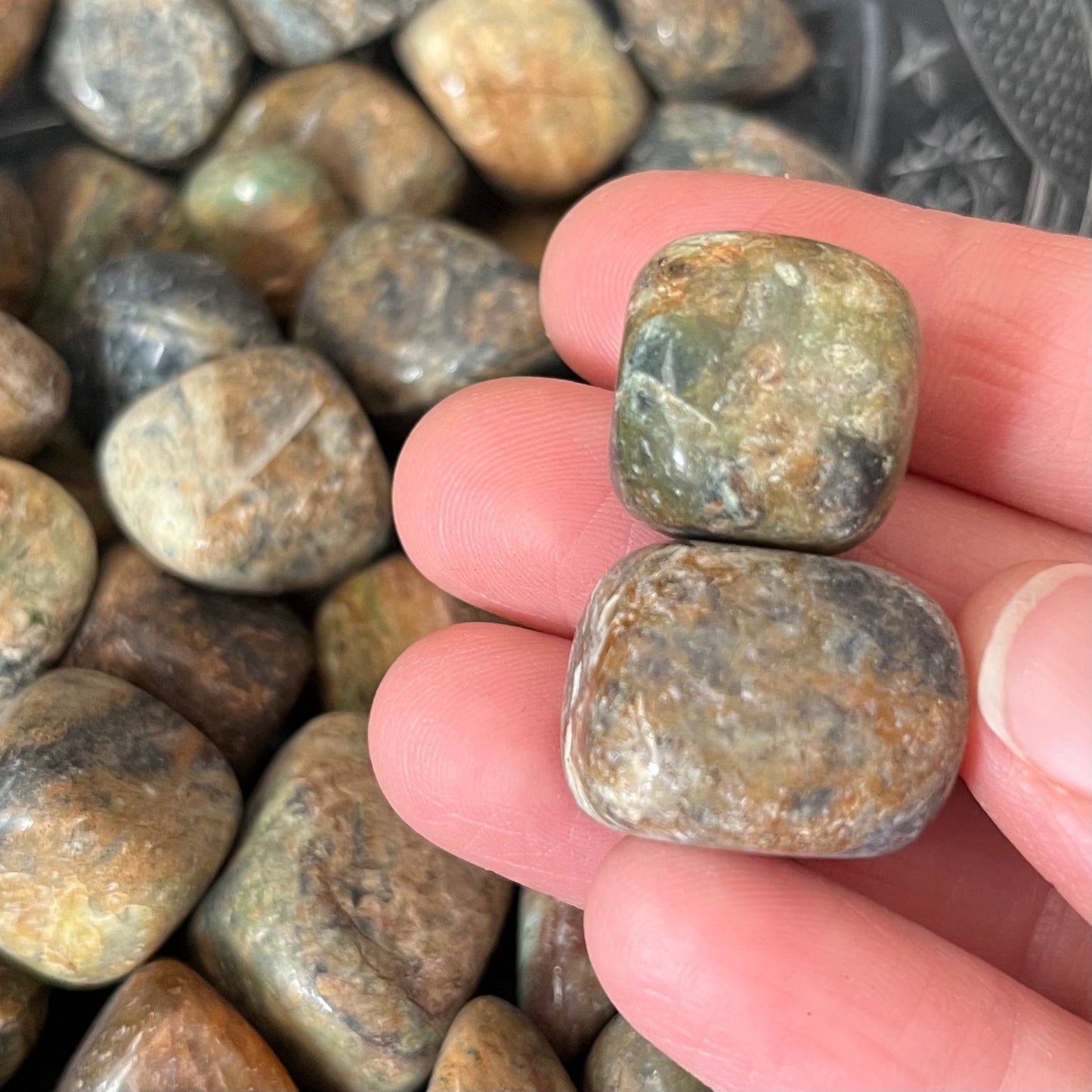 African Turquoise Tumbled Stone, 1 Pound Bag WT-0143