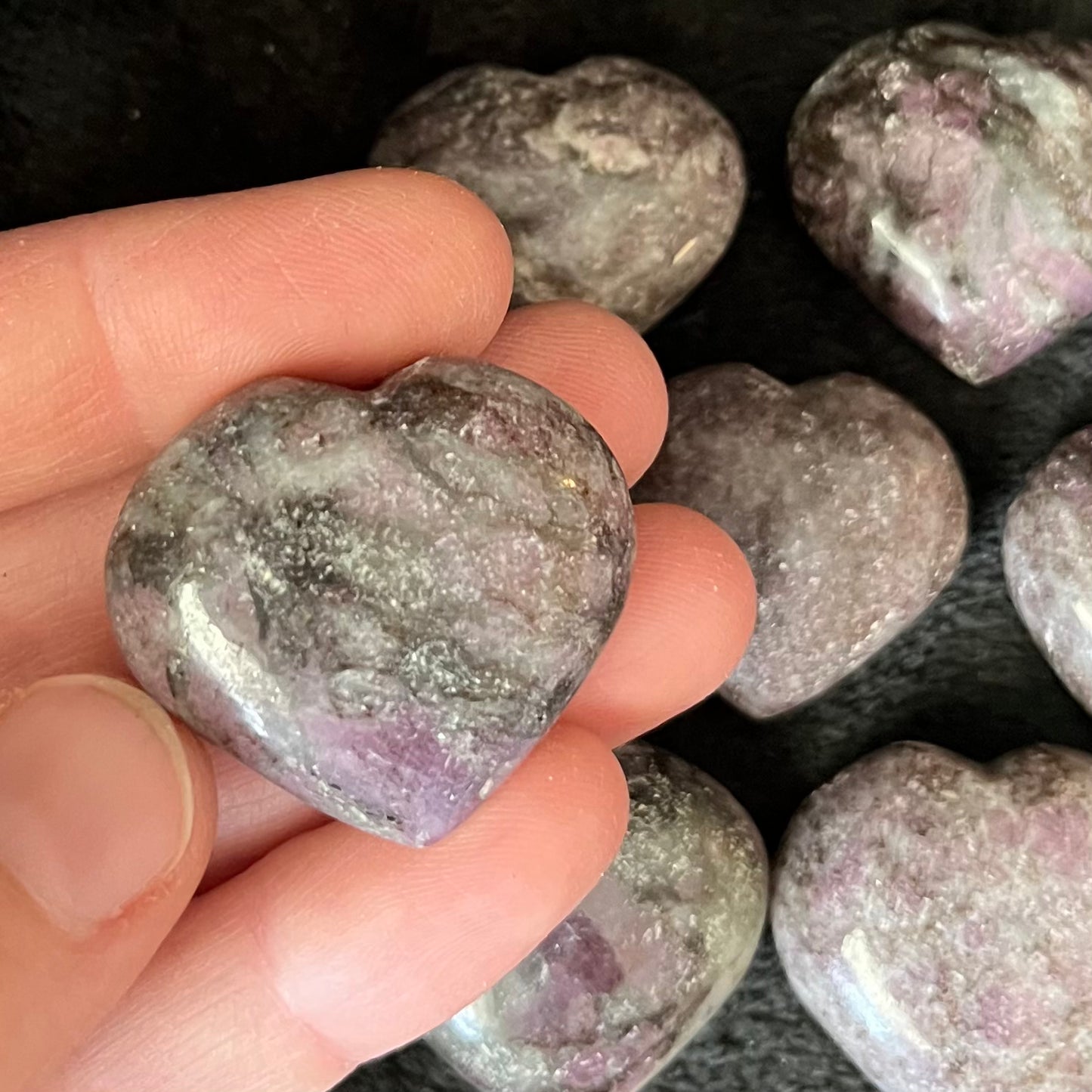 Siberite Tourmaline Puffy Heart (Approx. 1 1/8” - 1 1/4”) 1738