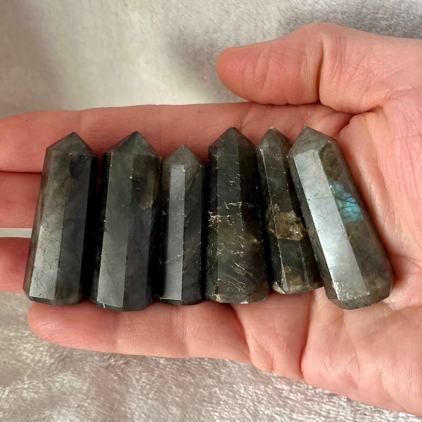 Labradorite Small Obelisk (Approx. 1 1/2” - 2”) 1717