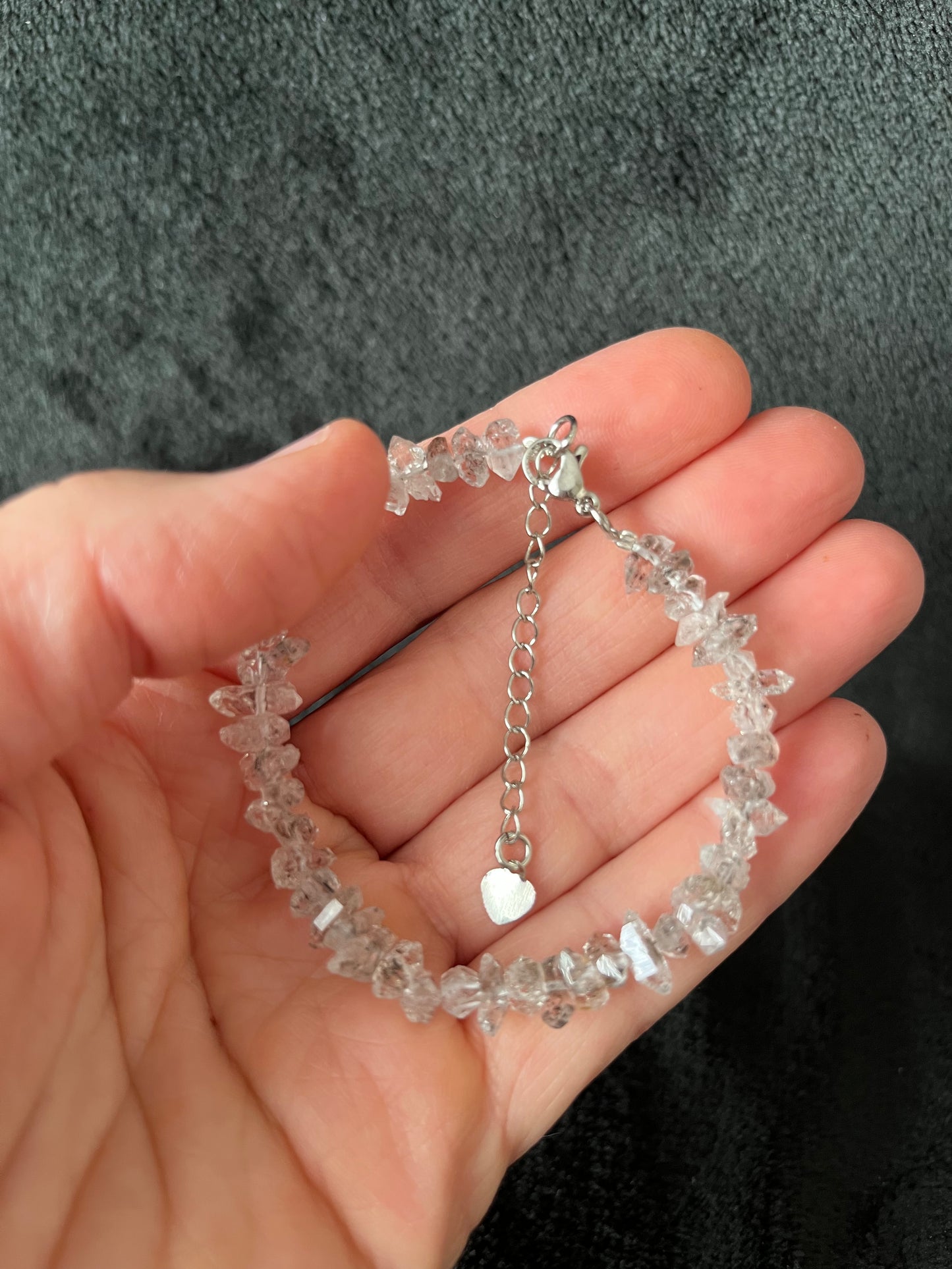 Herkimer Diamond Bracelet BRC-0138