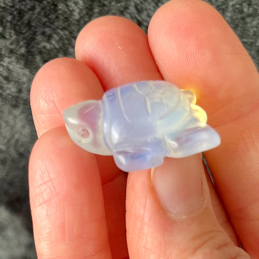 Opalite Carved Sea Turtle (Approx. 1”) 0150