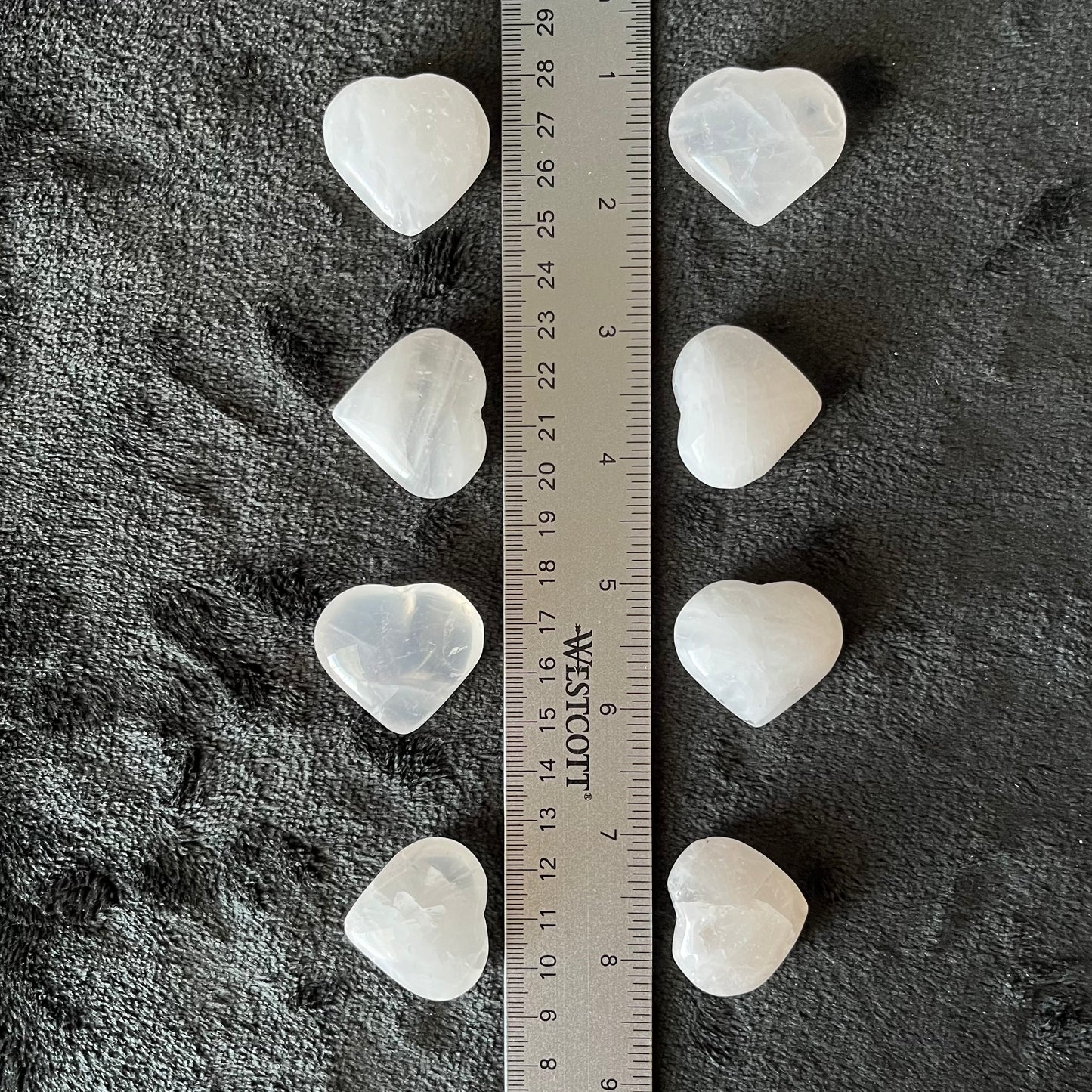 Candle Quartz Puffy Heart (Approx. 1 1/4”) 1013