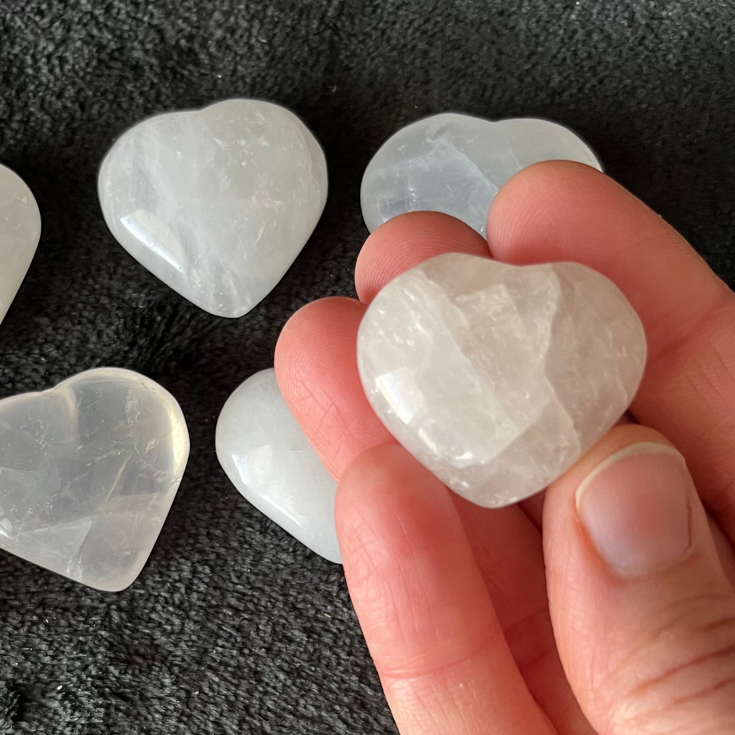 Candle Quartz Puffy Heart (Approx. 1 1/4”) 1013