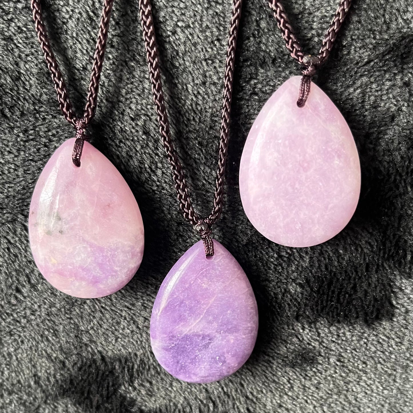 Lepidolite Teardrop Necklace NCK-3013