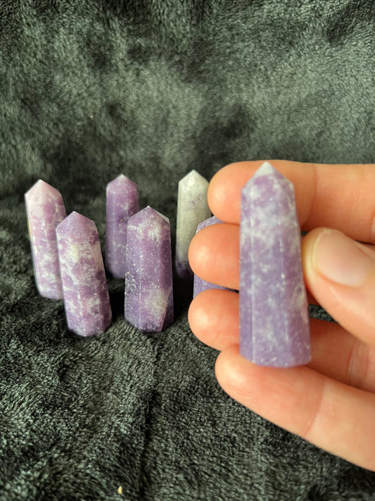 Lepidolite Small Obelisk (Approx. 1 1/2” - 2”) 1716