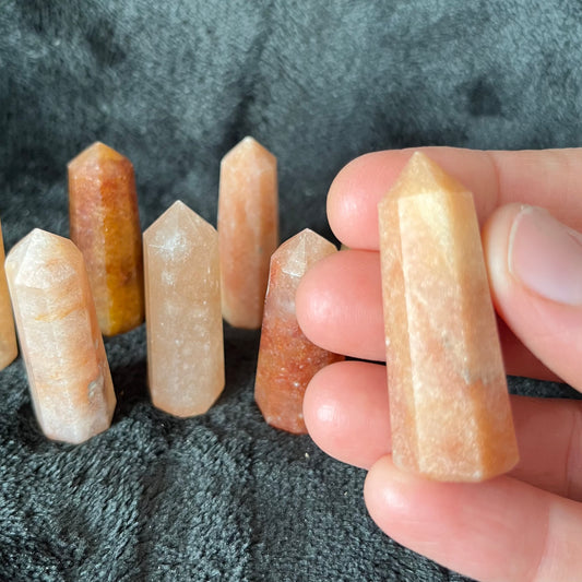 Orange Aventurine  Obelisk (Approx. 1 3/4” - 2”) 1712