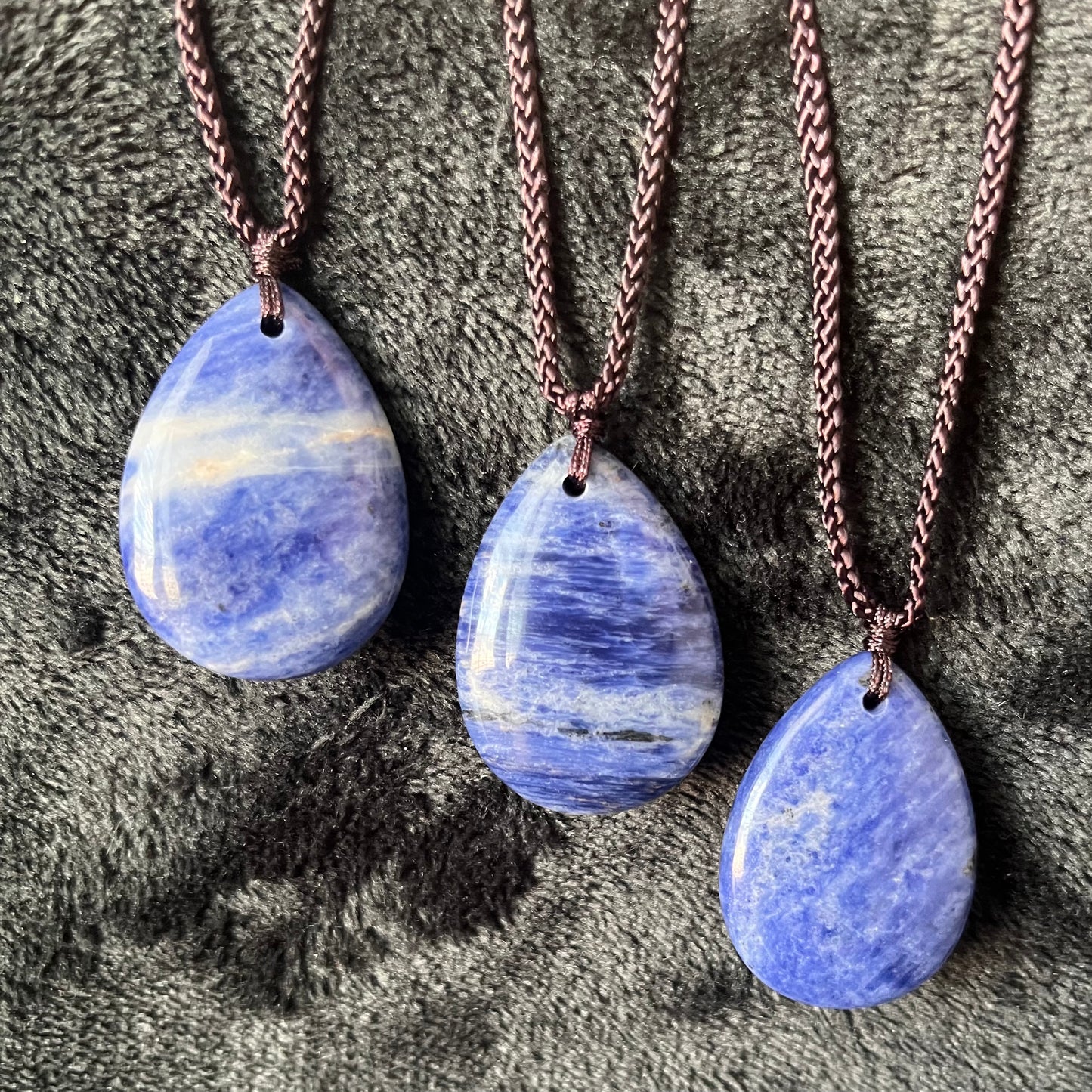 Sodalite Teardrop Necklace NCK-3020