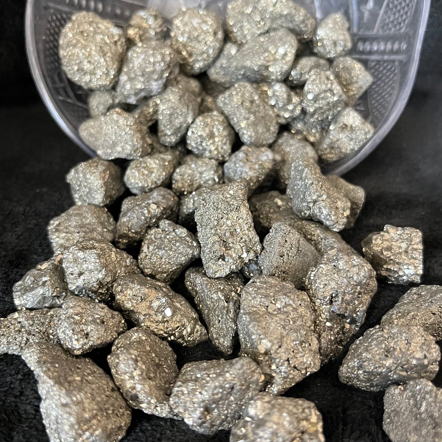 Small Pyrite Crystal Chunk, 1 Pound Bag, WC-0014