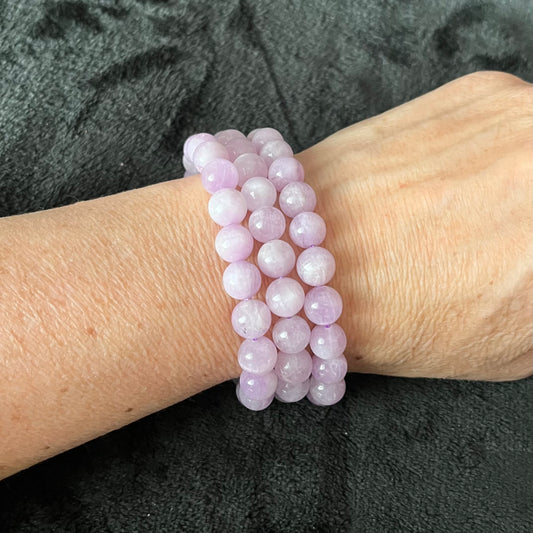 Kunzite 8mm Bracelet BRC-0132