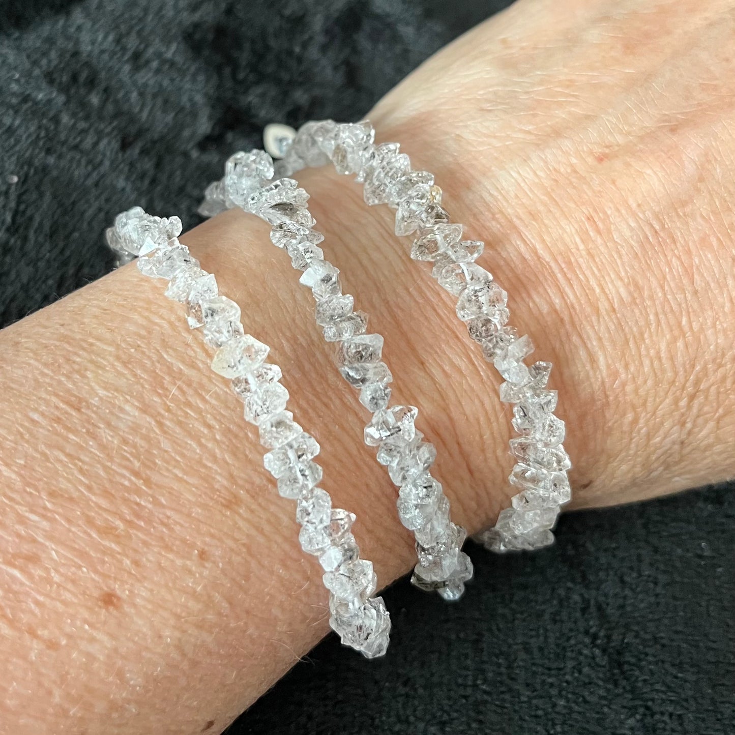 Herkimer Diamond Bracelet BRC-0138