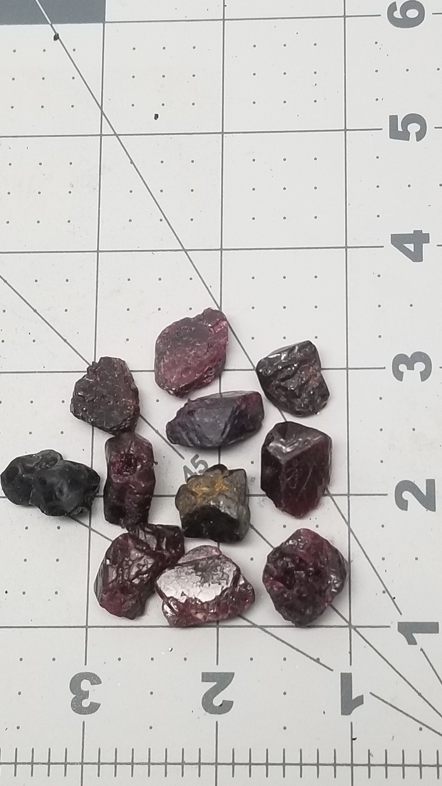 Spinel chunks and partial Crystal's XL Amplify Feelings Love, Generosity, Crystal Grid or Craft Supply 0354