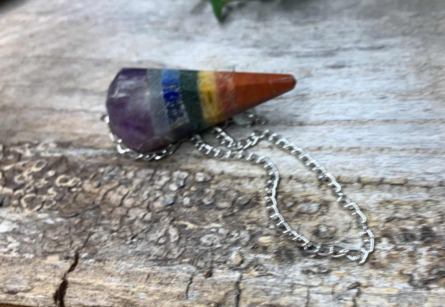 Chakra Crystals Pendulum PND-0021