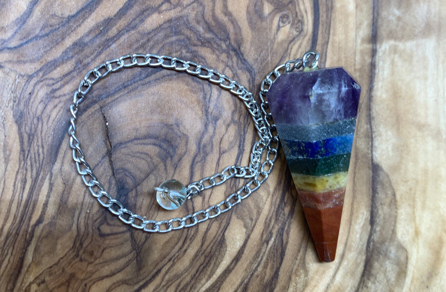 Chakra Crystals Pendulum PND-0021