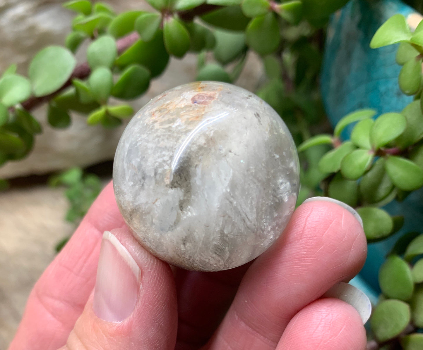 Chlorite Quartz Sphere (Approx. 3/4" - 7/8") 1446