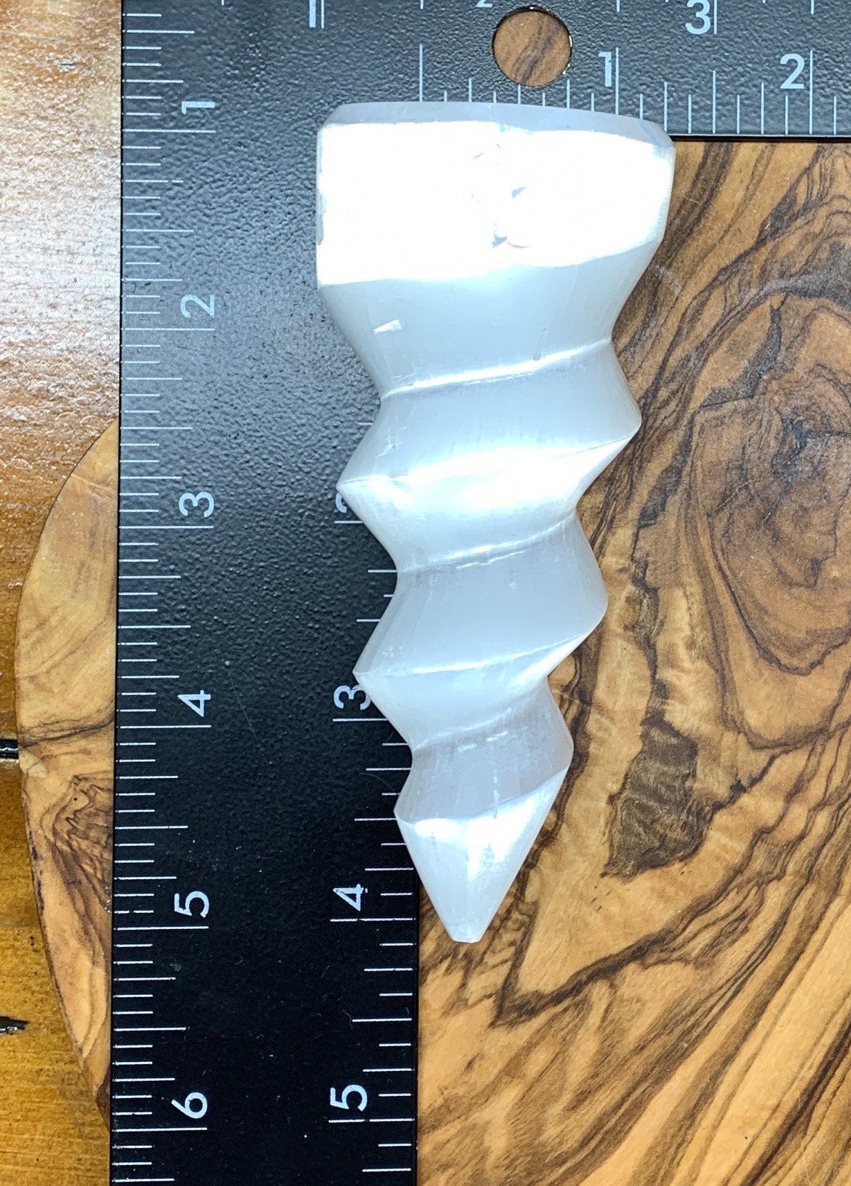 Selenite Horn (Approx. 4") S-0068