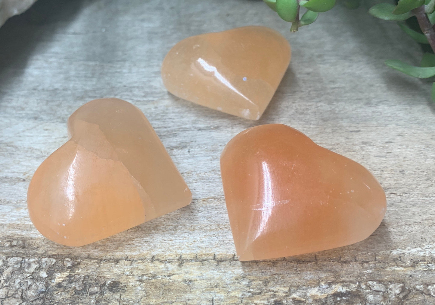 Pink Selenite Heart,  (Approx 1 3/4”)for Crown Chakra, Crystal Heart, Supply for Crystal Grid, for Cleansing 0509