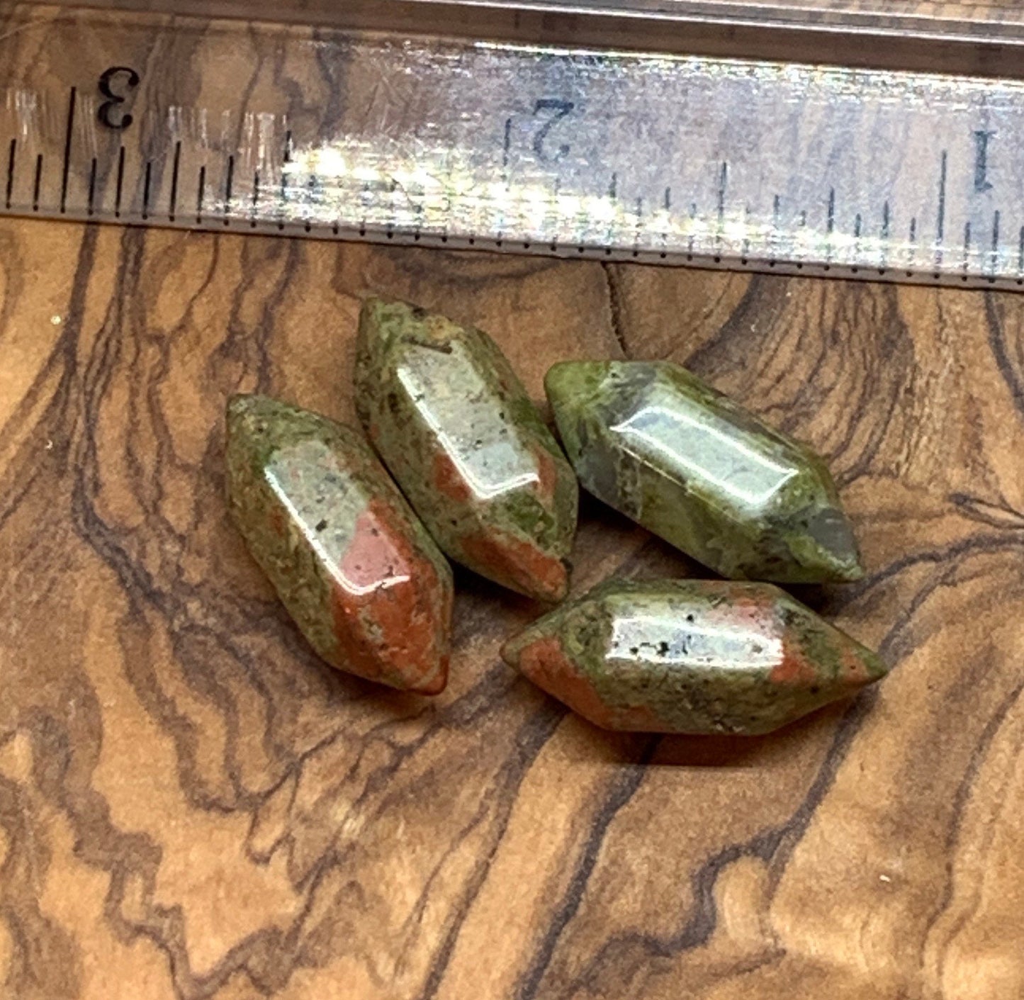 Unakite Double Terminated Crystal Point T-0025