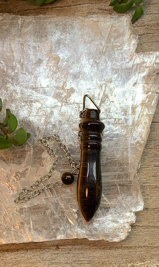 Tiger's Eye Pendulum PND-0045