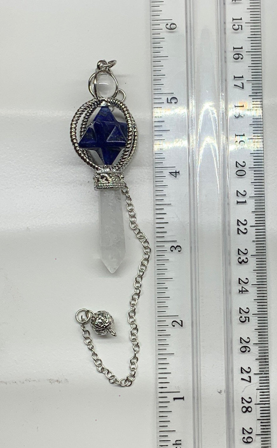Lapis Lazuli Merkaba Pendulum PND-0065