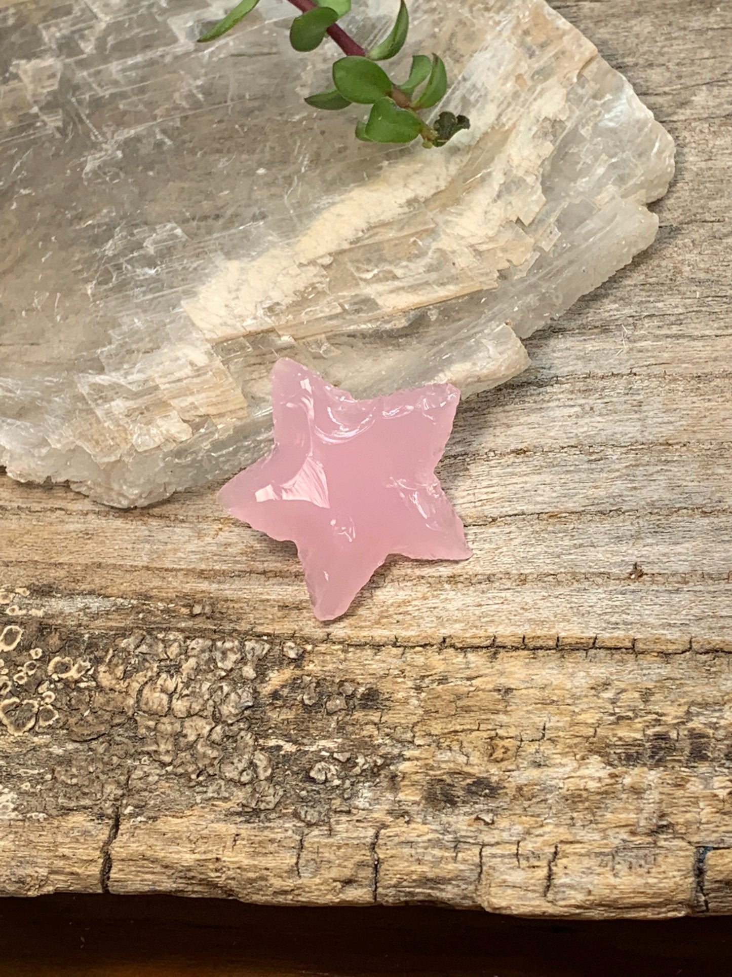 Pink Opalite Star (Approx. 1" - 1 5/8") 1370