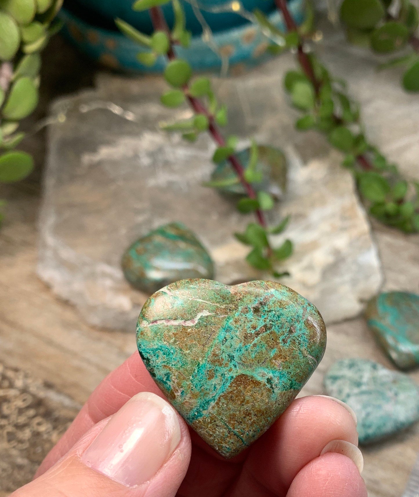 Chrysocolla Heart 0504