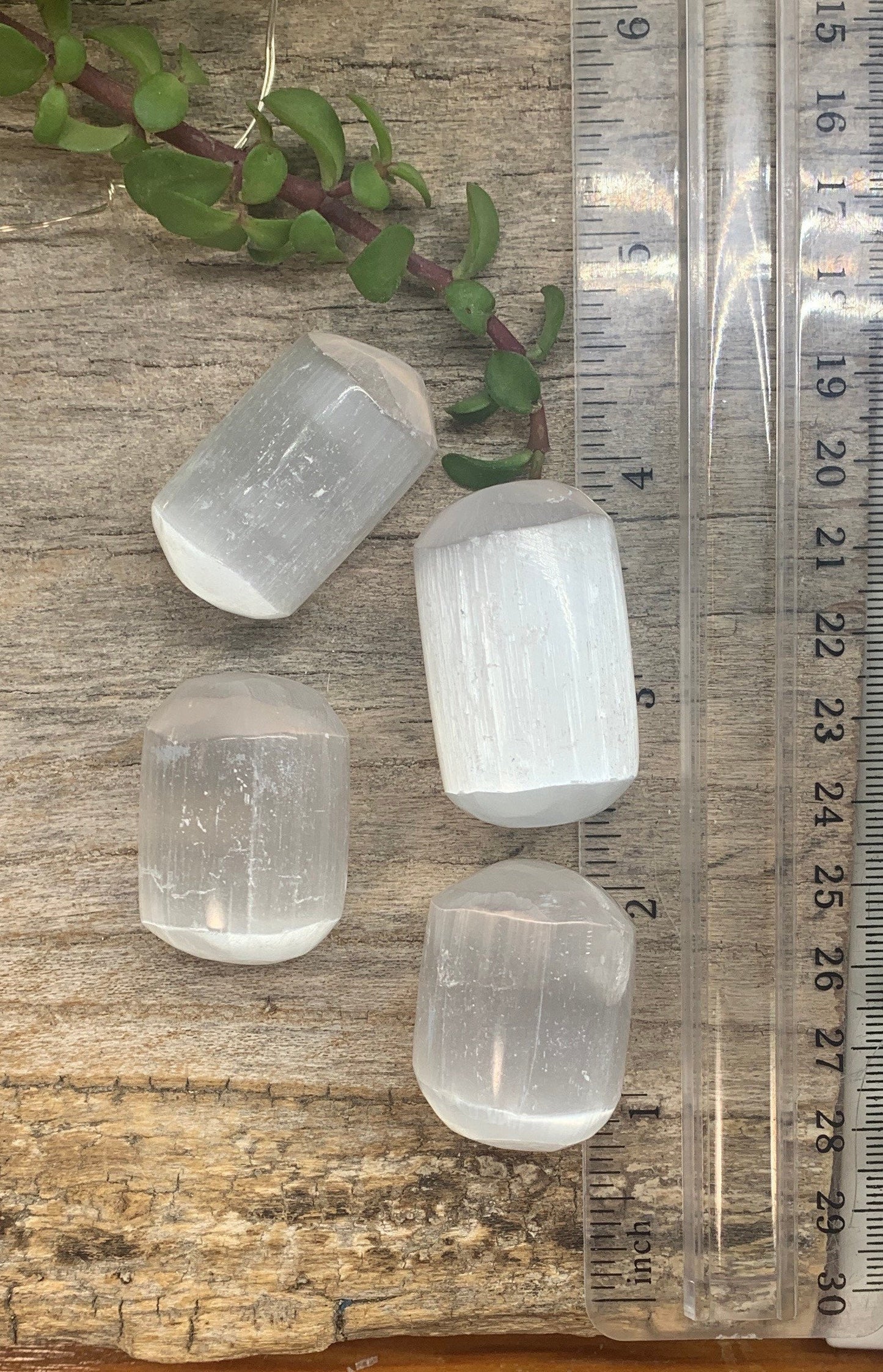 Selenite Tumbled Oval (Approx. 1 1/4" - 1 1/2") G-0002