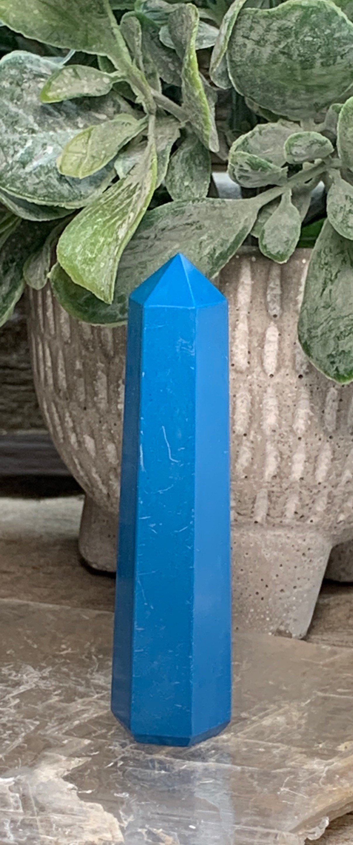 Blue Dragon Stone Obelisk 0852