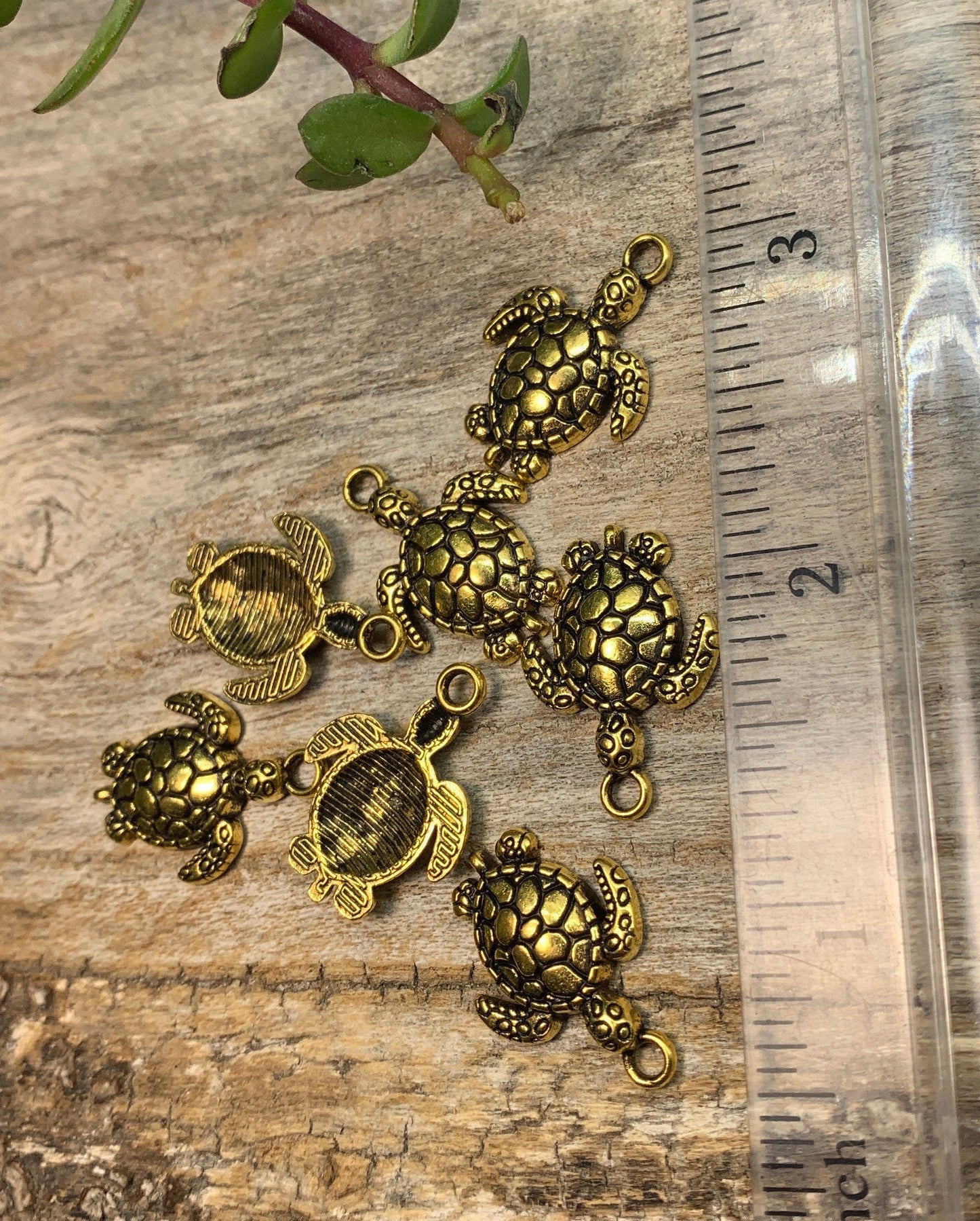 Turtle Pendant Brass Alloy 0642-C