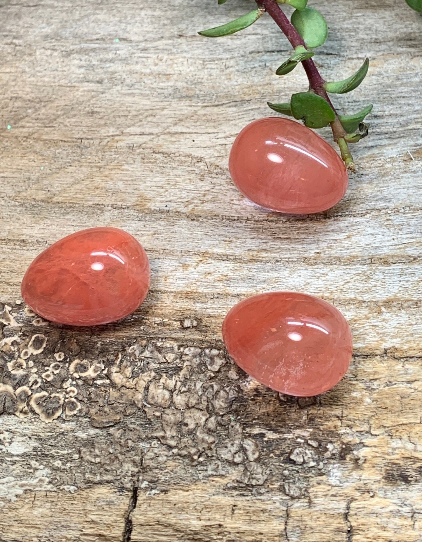 Cherry Quartz Egg 3/4” 0428