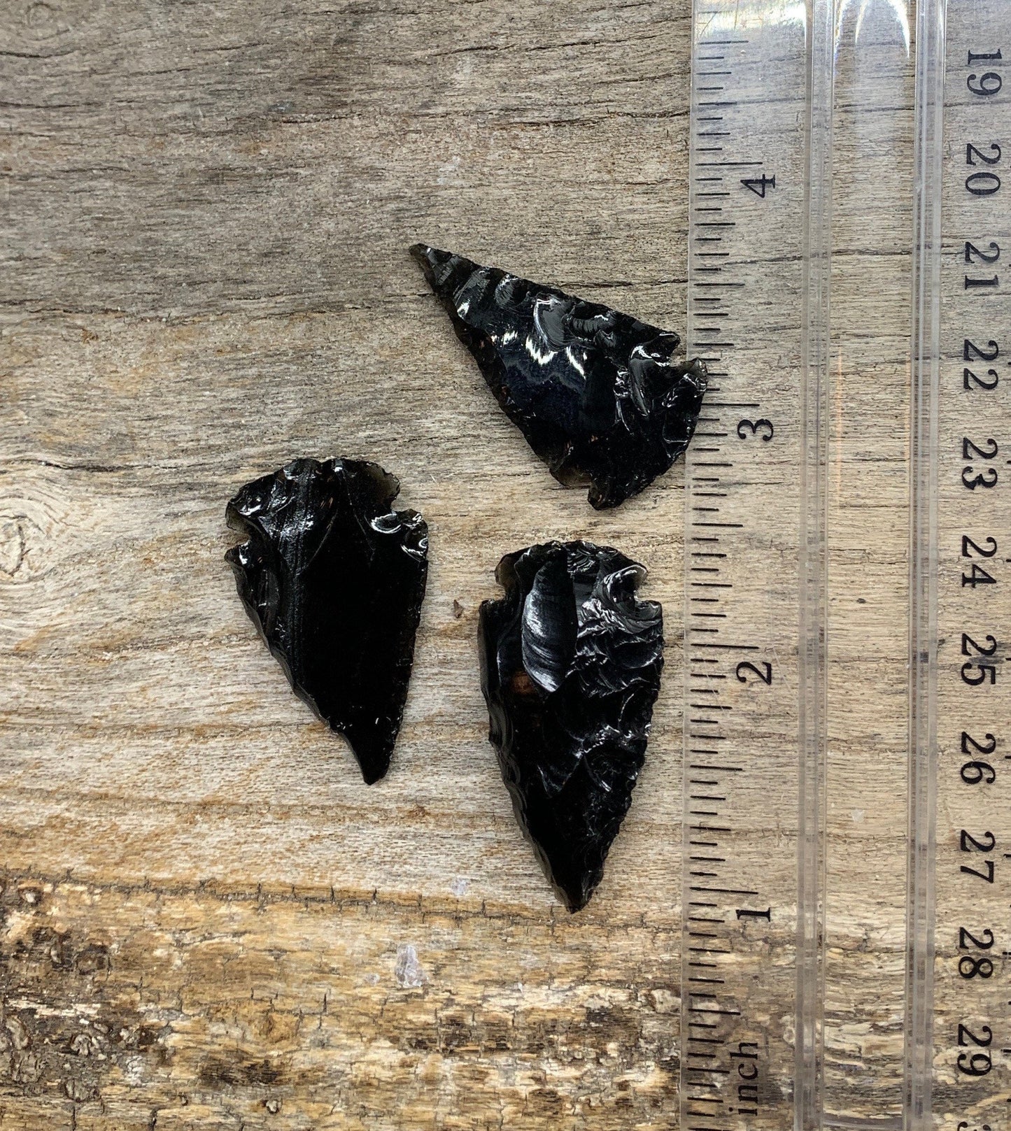 Black Obsidian Arrowhead (Approx. 1 1/4" - 1 1/2") 1362