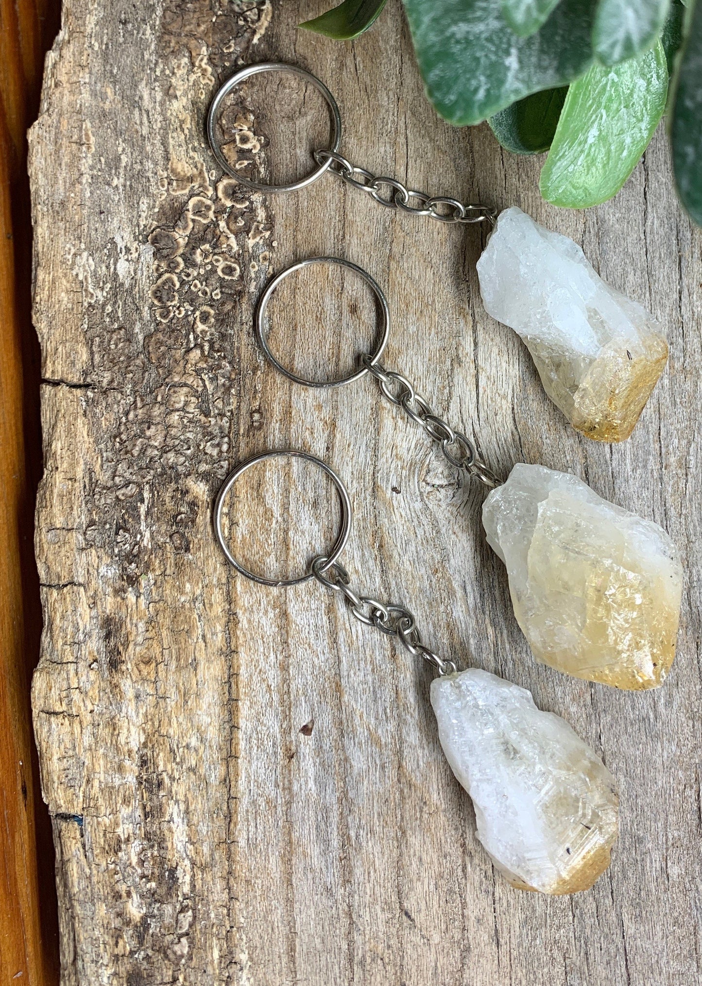 Citrine Point Keychains 1169