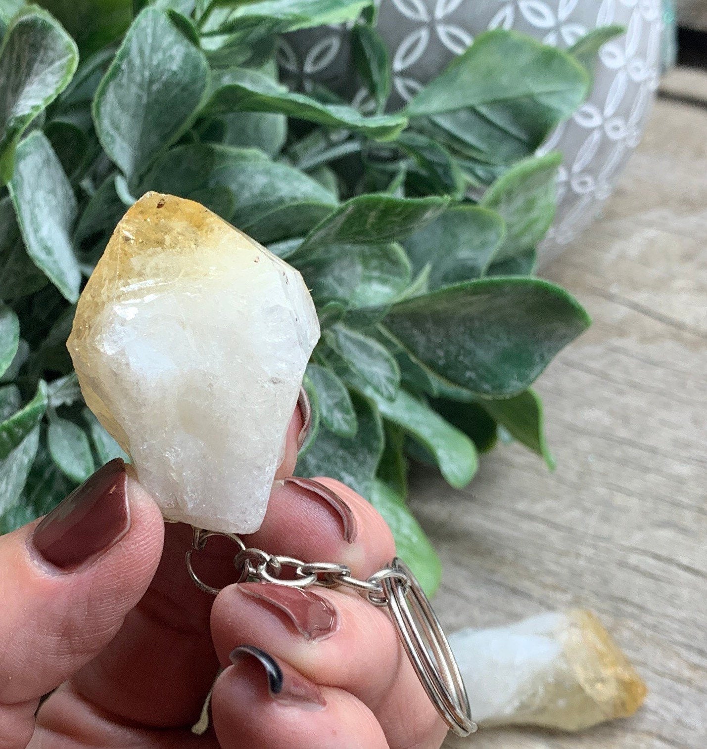 Citrine Point Keychains 1169