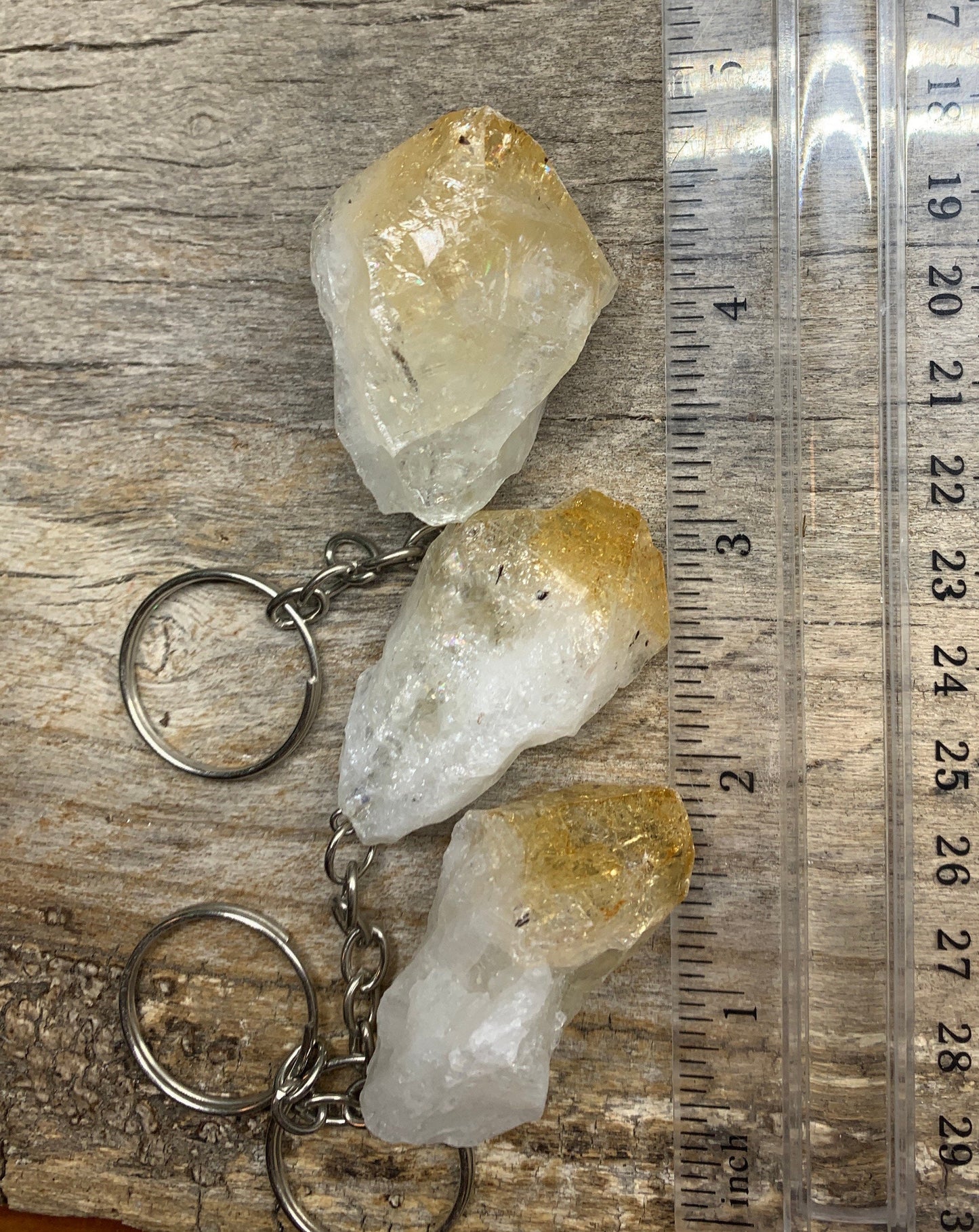 Citrine Point Keychains 1169