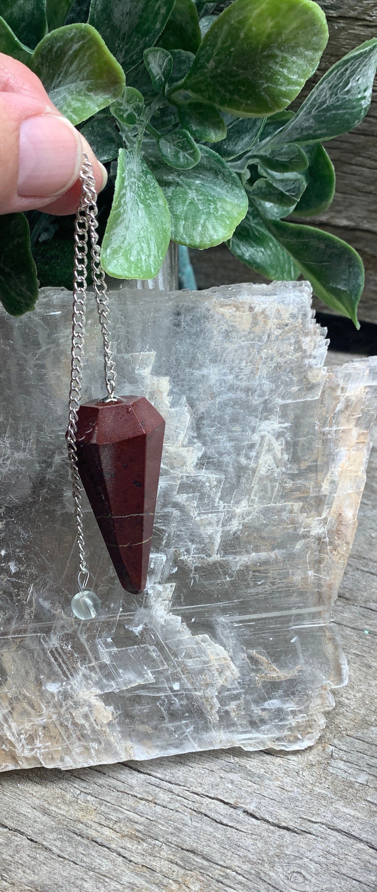 Red Jasper Pendulum 0938