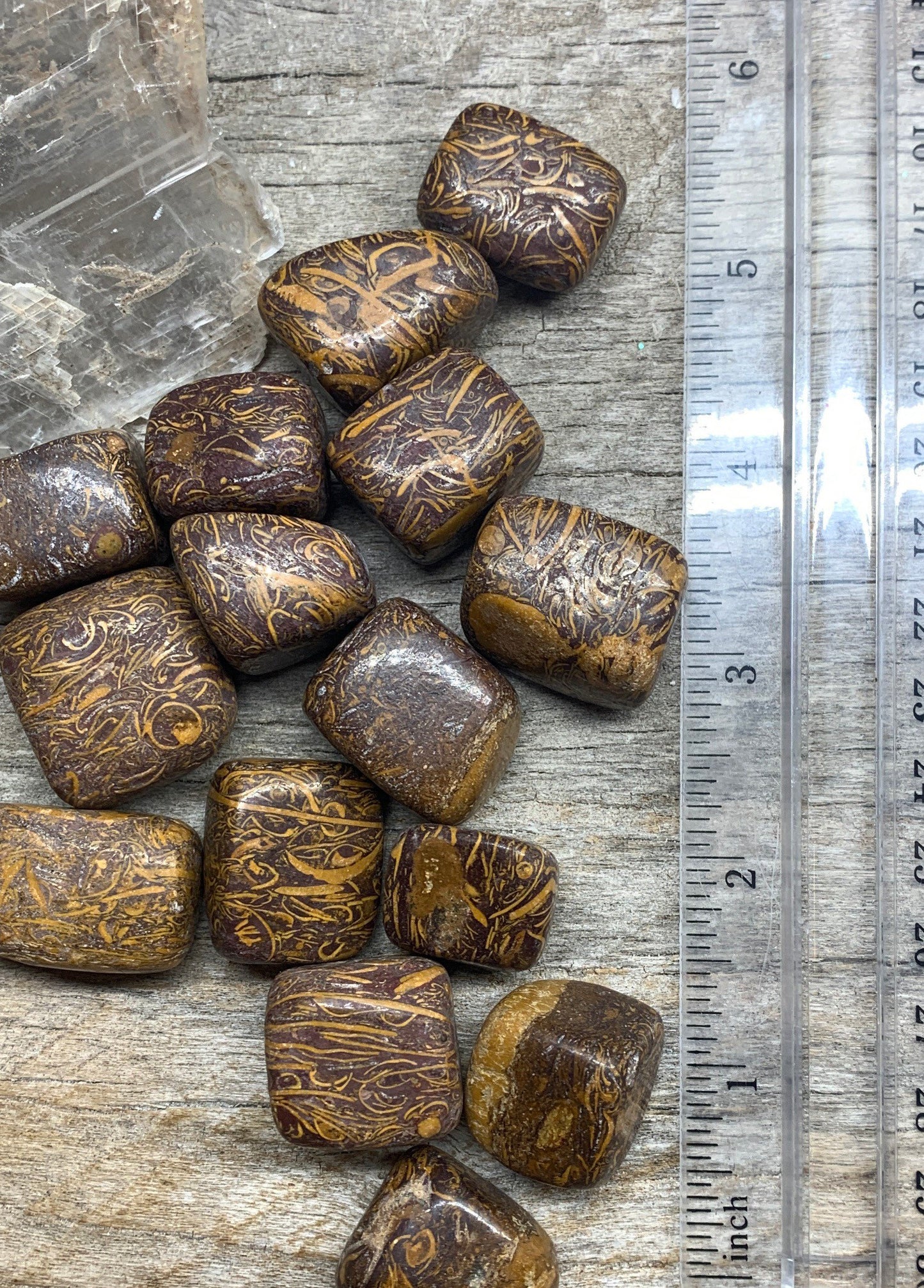 Miriam Jasper, Calligraphy Stone, Elephant Jasper BIN-1365