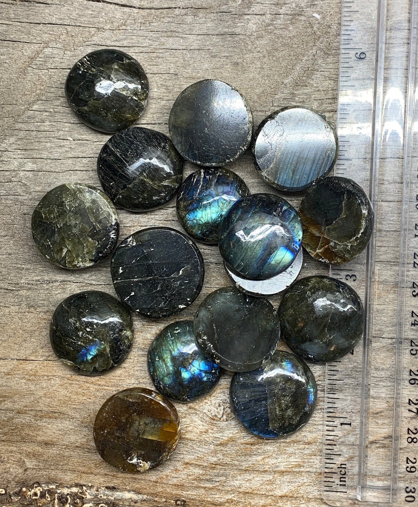 Labradorite 1” Disk BIN-1467