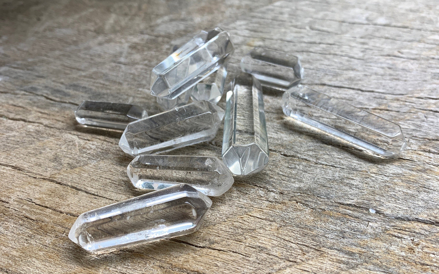 Clear Quartz Double Terminated T-0057 (3/4”- 1 1/4”)