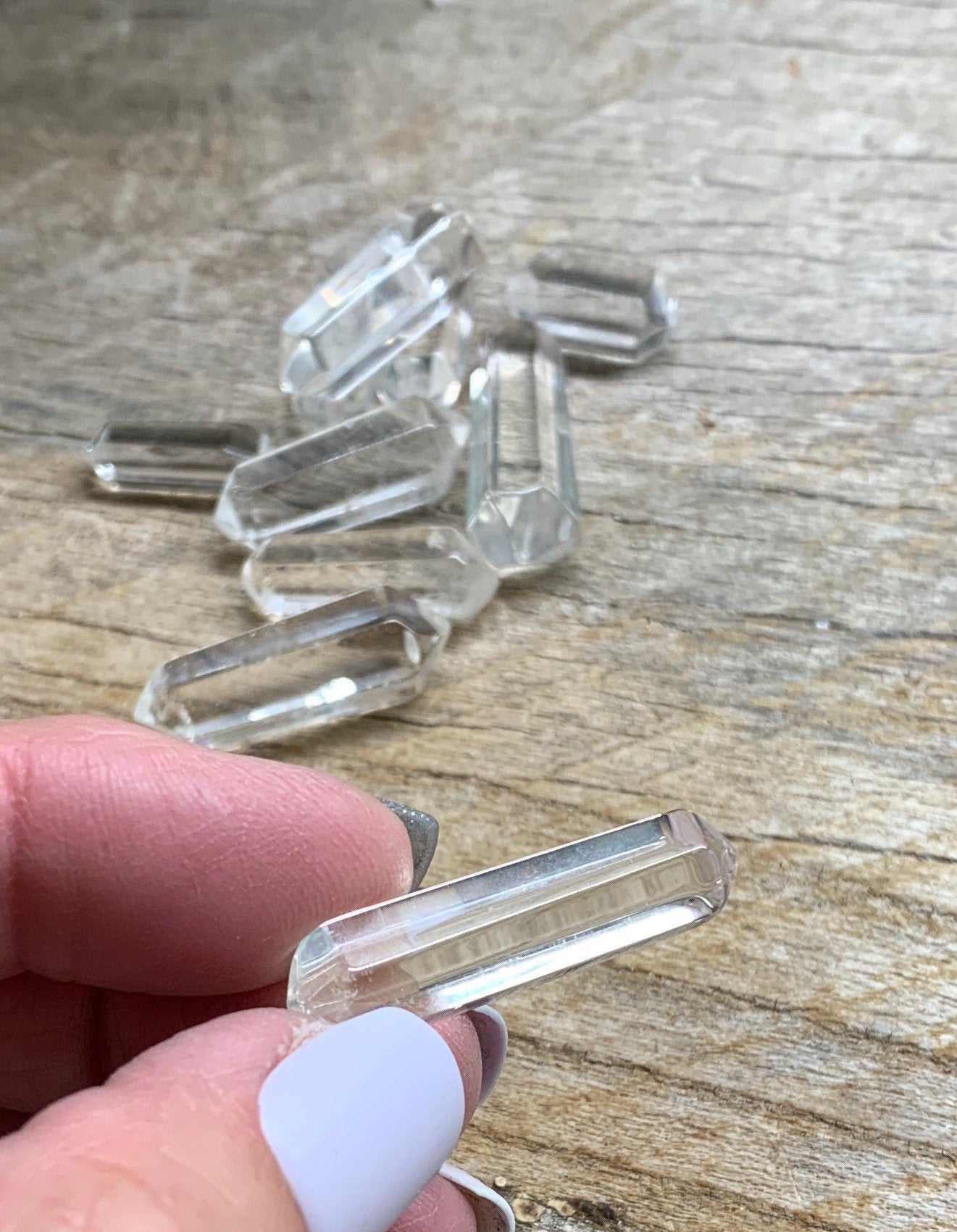 Clear Quartz Double Terminated T-0057 (3/4”- 1 1/4”)