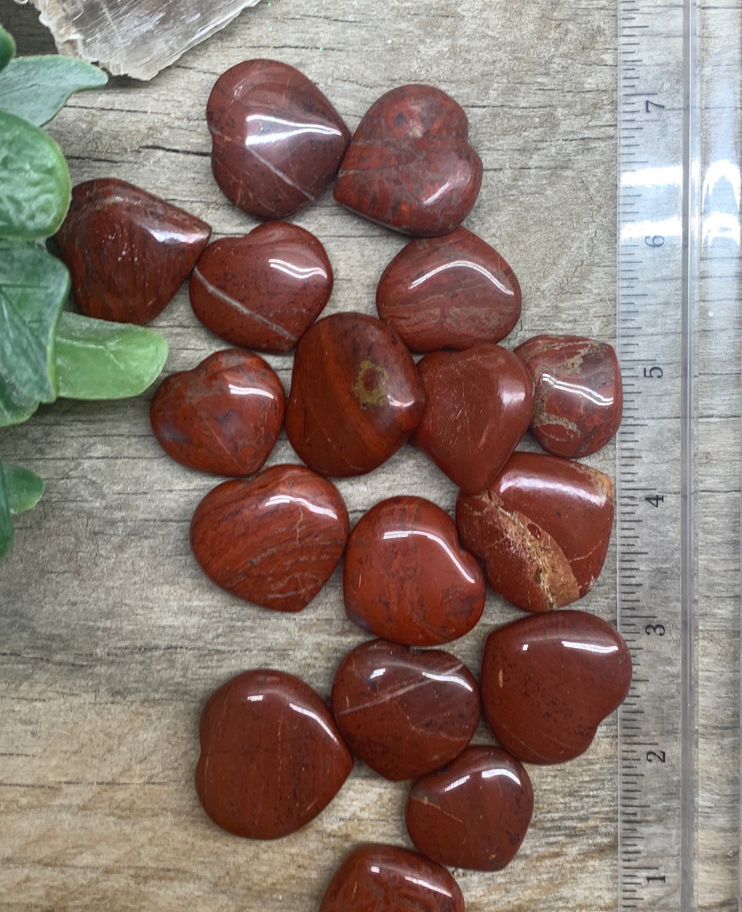 Red Jasper Heart Approx. (7/8”-1 1/8”) 0510