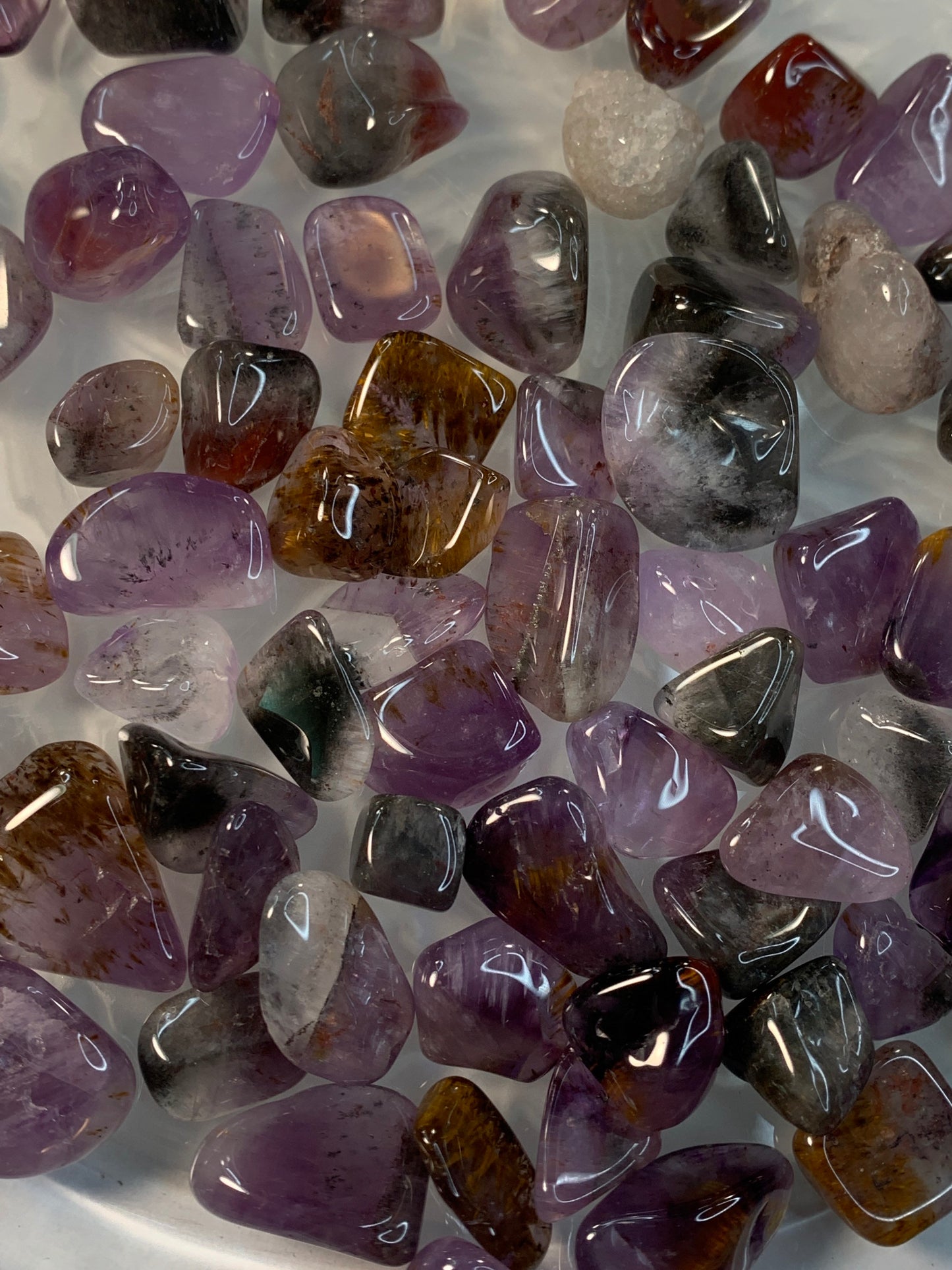 Super 7 stone, Polished, Master Healing Stone, Very Small (1/2" - 3/4") 0638